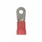 Panduit Ring Terminal, 3/8 in Stud Size, 2 AWG, 600 V, Vinyl Insulated, Red, 10 PK PV2-38R-XY - alternate 1